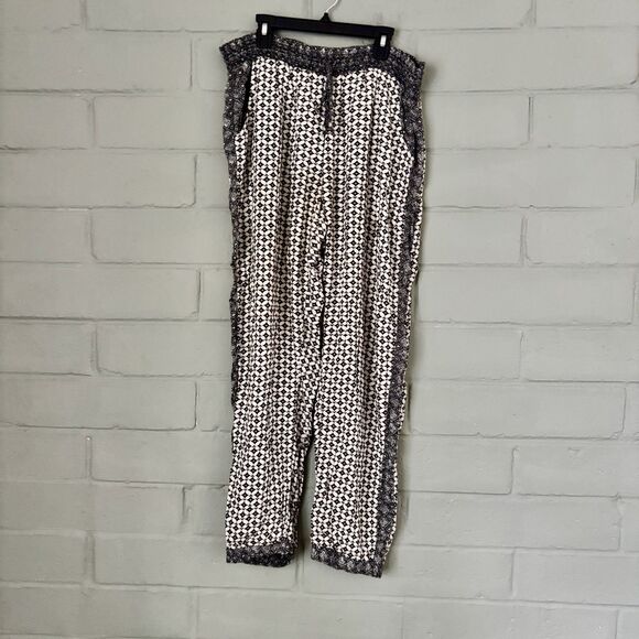 American Eagle Boho Printed Jogger Pants Women’s Size L Casual Lounge - Picture 1 of 8